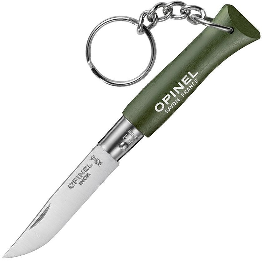 Сгъваем нож Opinel №4 Colorama Khaki, острие 5 см